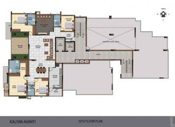 Kalyan Avanti 2 Bedroom floor plan Layout Kalyan Avanti 2 Bedroom floor plan Layout
