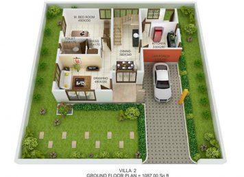 Villa2 Ground Floor Plan